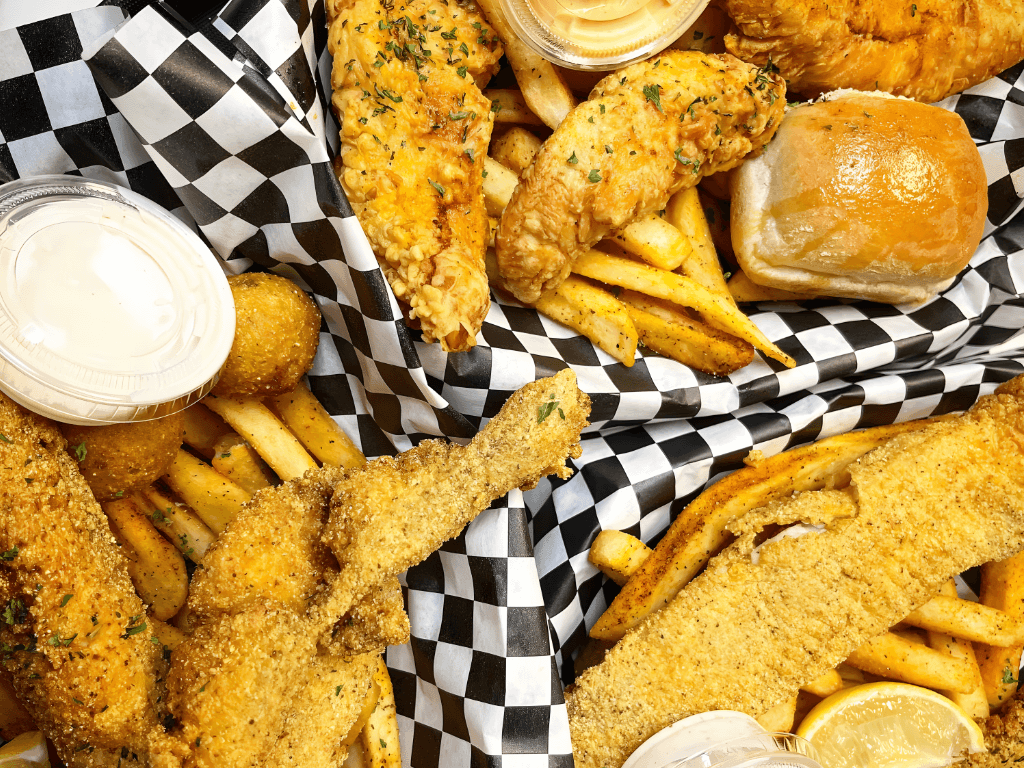 Fried Fish and Chicken at Cajun Craft